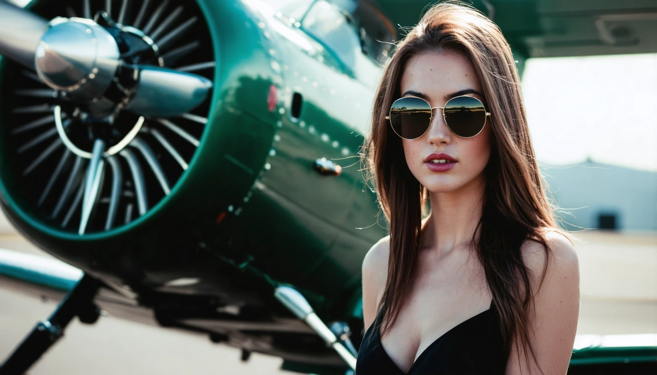 aviator Pin Up